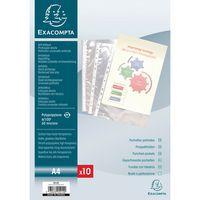 Lot de 10 Sachet de 10 pochettes perforées pp lisse 6/100e - a4 - Image principale