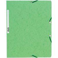 Chemise élastique sans rabat carte lustrée 400gm² A4 oeilleul (lot de 25) - Image principale