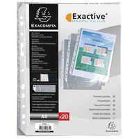 Lot de 5 Sachet de 20 pochettes perforées pour classeur exactive - Image principale