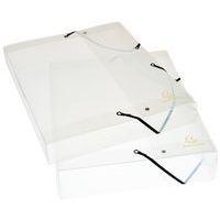 Lot de 8 Boite de classement exabox dos 25mm polypropylène crystal A4 - Image principale