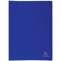 Protège-document bleu PP souple pochettes opaque 100 vues A4 (lot de 12) - Image principale