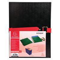 Lot de 10 chemises dos extensible extensor® - 24x32cm Noir - Image principale