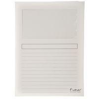 Lot de 16 Paquet 25 chemises à fenêtre forever 120g/m² - 22x31cm Blanc - Image principale