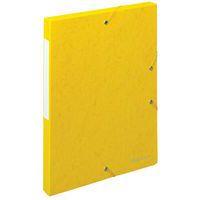 Lot de 10 boîtes classement exabox 25mm carte lustrée scotten A4 Jaune - Image principale
