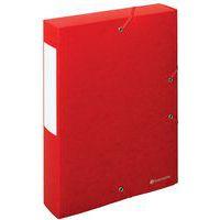 Lot de 10 boîtes exabox dos 60mm carte lustrée scotten A4 Rouge - Image principale