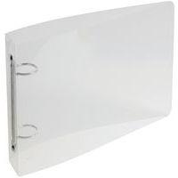 Lot de 10 classeurs pour fiches bristol 125x200 2 anneaux pp Cristal - Image principale