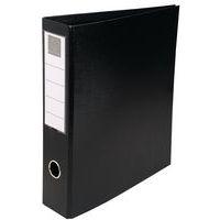 Lot de 10 classeurs rembordé pvc 4 anneaux d 50mm en 3ème A4 maxi Noir - Image principale