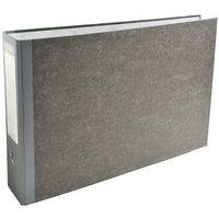 Lot de 4 Classeur à levier marbre gris dos de 80mm A3 horizontal - Image principale