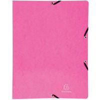 Lot de 20 classeurs à élastiques 2 anneaux 15mm iderama A4 Rose - Image principale