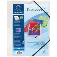 Chemise à élastiques 3 rabats PP opaque krea cover A4 thumbnail image 3