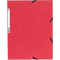 Chemise à élastique 3 rabats carte lustrée 355gm² A4 - Image 3