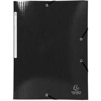 Lot de 25 chemises 3 rabats maxi capacity 425gm² iderama A4 Noir - Image principale