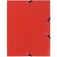 Lot de 30 chemises à élastique 3 rabats PP 4/10e opaque eco A4 Rouge - Image principale