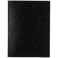 Lot de 25 chemises simple sans élastique avec 3 rabats 400gm² A4 Noir - Image principale