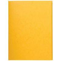 Lot de 25 chemises simple sans élastique avec 3 rabats 400gm² A4 Jaune - Image principale