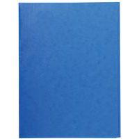 Lot de 25 chemises simple sans élastique avec 3 rabats 400gm² A4 Bleu - Image principale