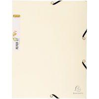 Lot de 25 chemises 3 rabats à élastique carte recyclée 380g/m2 A4 Sable - Image principale