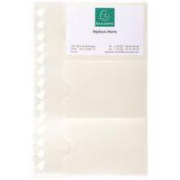 Lot de 5 Recharge 10 pochettes pour porte cartes 19x12,5cm Cristal - Image principale