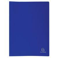 Lot de 8 Protège-documents en PP souple opaque 200 vues A4 Bleu clair - Image principale