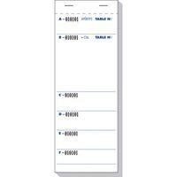 Lot de 50 Bloc brasserie 50 feuillets autocopiants tripli 9,6x26 cm - Image principale