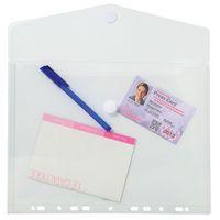 Set de 10 Sachet de 5 pochettes-enveloppes perforées PP A4 Incolore - Image principale
