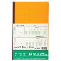 Piqûre journal caisse 5 débits 5 crédits 31 lignes 80 pages - Image principale