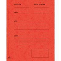 Lot de 5 paquets 25 dossiers plaidoirie "pour/contre" 25x32cm Rouge - Image principale