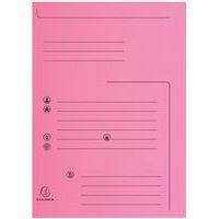 Lot de 5 paquets de 25 chemises 2 rabats super 250 24x32cm Rose - Image principale