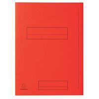 Lot de 5 paquets 50 chemise imprimées 2 rabats super 250 24x32cm Rouge - Image principale