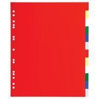 Lot de 50 Intercalaires polypropylène souple 12 positions A4 maxi - Image principale