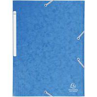 Lot de 25 chemises maxi capacity carte lustrée 425gm²  A4 Bleu - Image principale