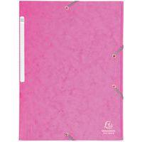 Lot de 25 chemises maxi capacity carte lustrée 425gm²  A4 Rose - Image principale