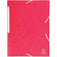 Lot de 25 chemises maxi capacity carte lustrée 425gm²  A4 Rouge - Image principale