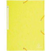 Lot de 25 chemises maxi capacity carte lustrée 425gm²  A4 Jaune citron - Image principale
