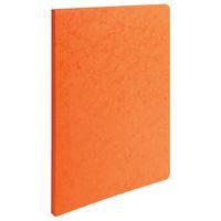 Lot de 50 chemises a dos rainé carte lustrée 400gm² - 24x32cm Orange - Image principale