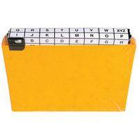 Paquet 24 guides alphabétiques à onglet pour fiche 148x210mm - Image principale