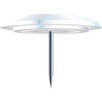 Boîte de 40 punaises pointe 7mm 10mm de diamètre blanc - Image principale