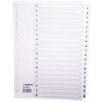 Lot de 10 Intercalaires à touches plastifiées - 20 touches az A4 - Image principale