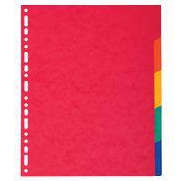 Intercalaires carte lustrée 225g 5 positions - a4 maxi