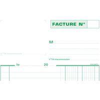Manifold factures avec tva 21x14,8cm 50 feuillets tripli