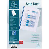 Sachet de 25 pochettes perforées stop doc ouverture coin A4 thumbnail image