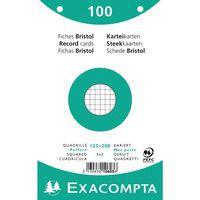 Paquet 100 fiches sous film quadrillé perforé 125x200mm - Image principale