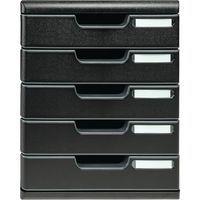 Modulo a4 5 tiroirs ecoblack