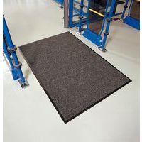 Tapis d'entrée polypropylène à chevrons 90 x 60 cm Anthracite - Image 3
