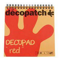 Bloc color Decopad rouge (Lot de 5) - Image principale