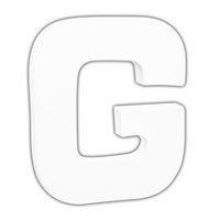 Petite lettre G 12cm (Lot de 10) - Image principale
