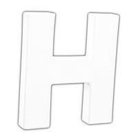 Petite lettre H 12cm (Lot de 10) - Image principale