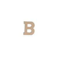 Lettres à décorer en papier mâché 20 cm kraft - Décopatch