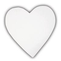 Coeur plein 20,5 cm en papier mâché à décorer - Décopatch