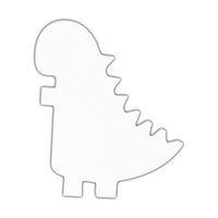 Symbole Dinosaure en papier mâché à décorer 20,5 cm blanc - Décopatch
